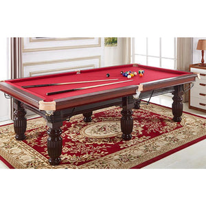 9ft Red Leg Billiards Table (customizable 12ft)